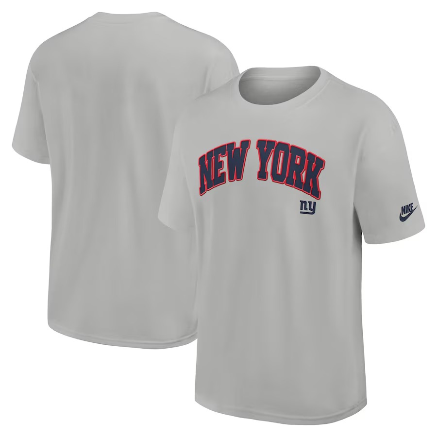 Men's New York Giants  Nike Silver Rewind Max90 Statement T-Shirt