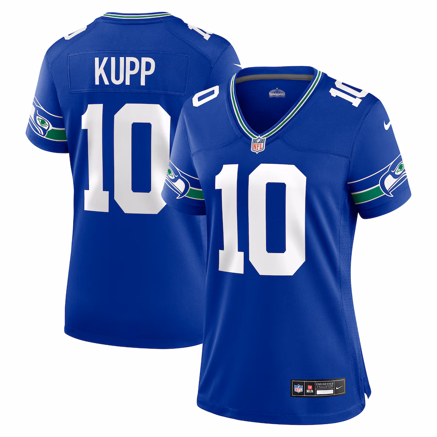 Women's Seattle Seahawks Cooper Kupp Nike Royal Alternate Game Jersey