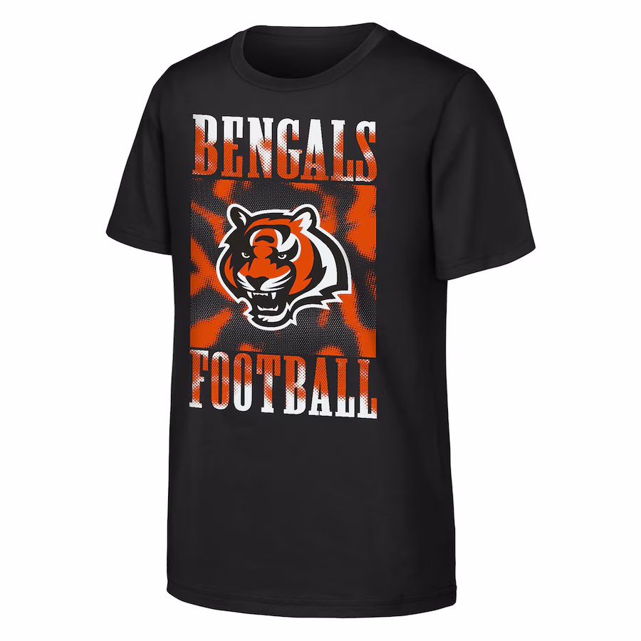 Youth Cincinnati Bengals  Black Garage Hero T-Shirt