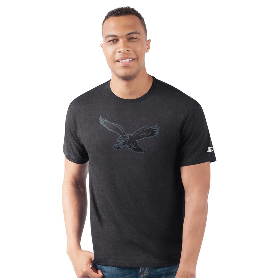Men's Philadelphia Eagles  Starter Black Prime Time T-Shirt
