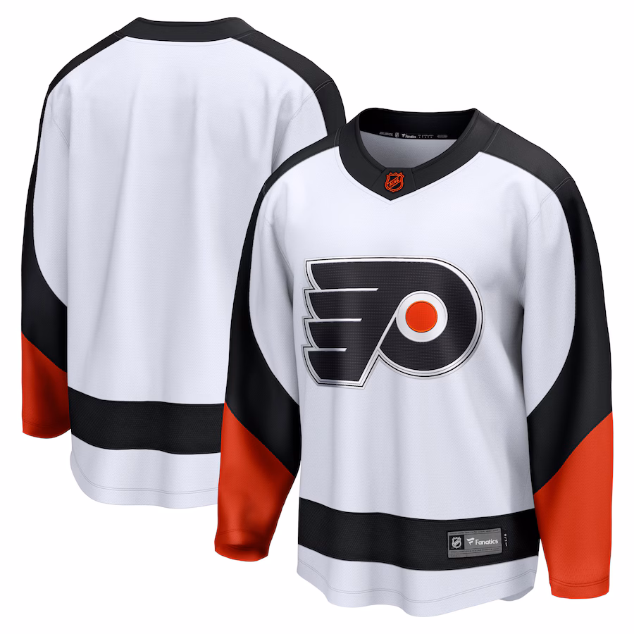 Men's Philadelphia Flyers Fanatics White Special Edition 2.0 Breakaway Blank Jersey