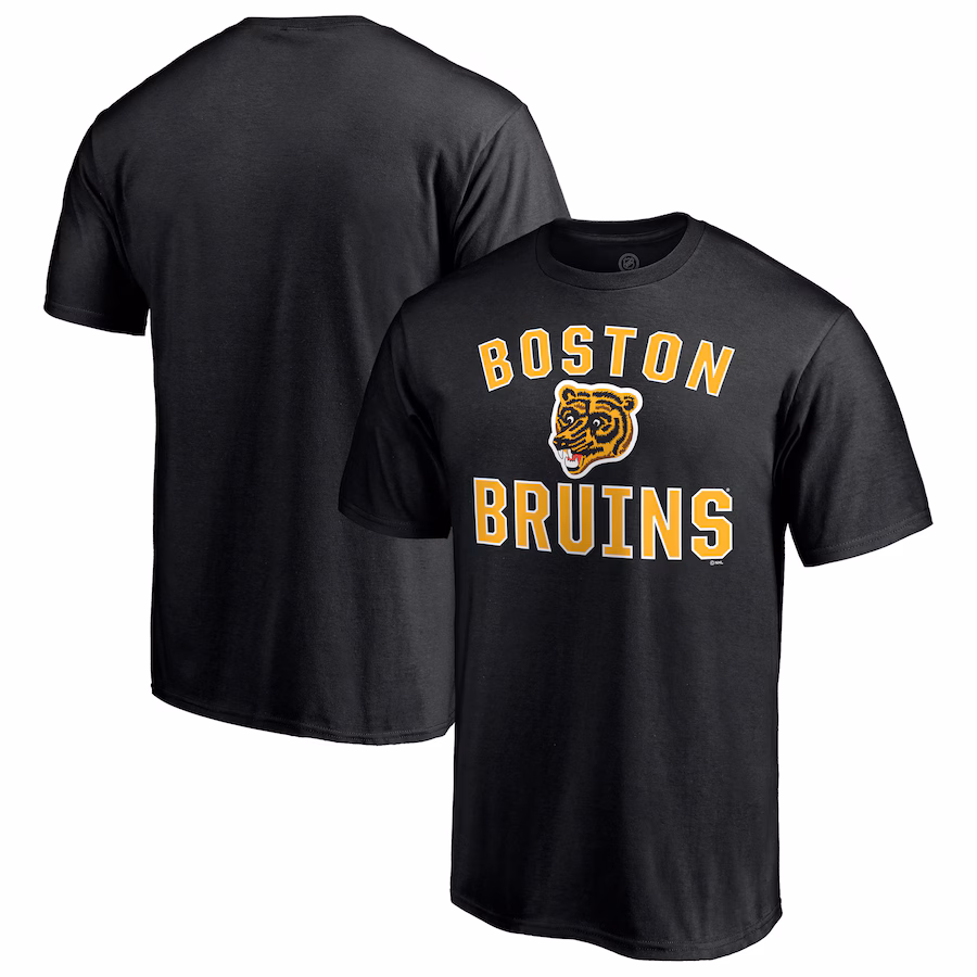 Men's Boston Bruins Black Special Edition Victory Arch T-Shirt
