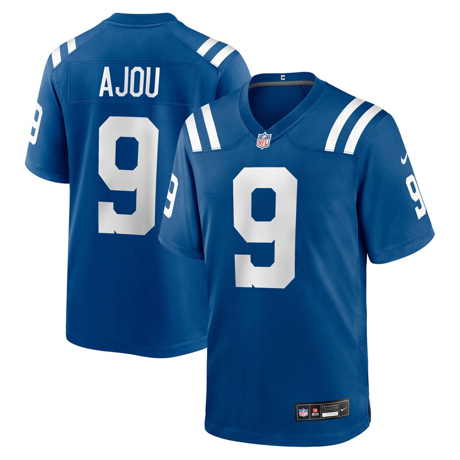 Men's Indianapolis Colts Ajou Ajou Nike Royal Team Game Jersey