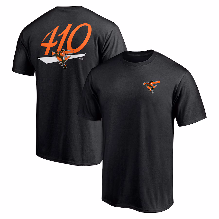 Men's Baltimore Orioles Black The 410 T-Shirt