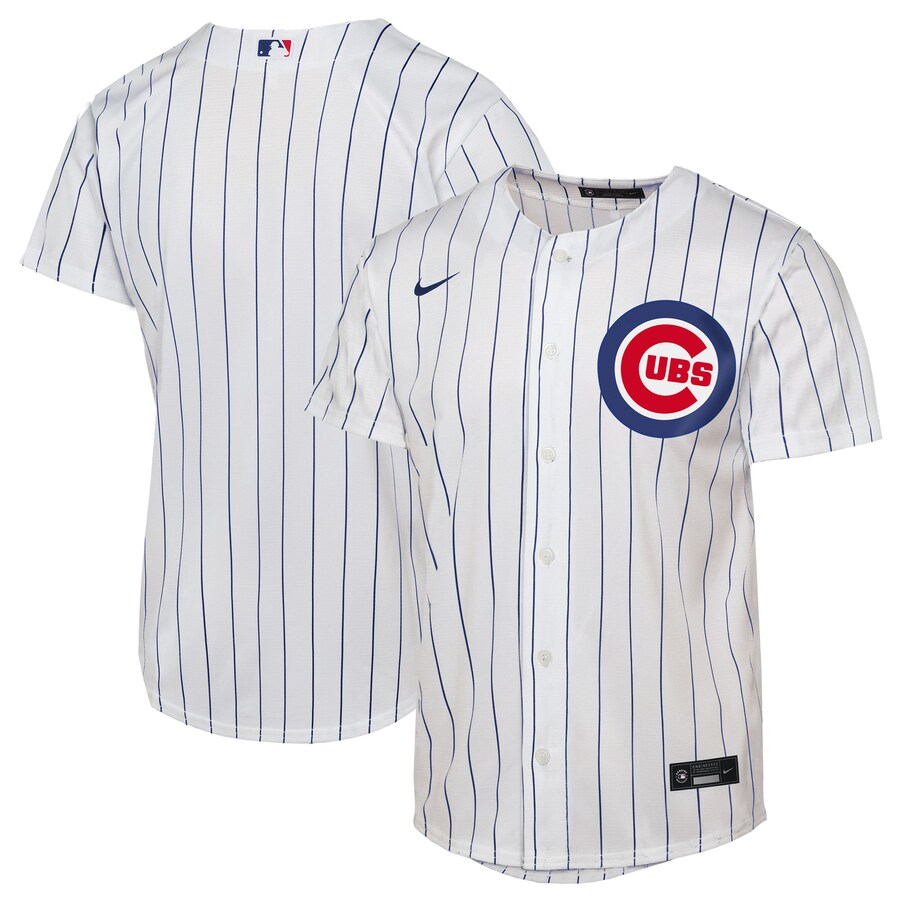 Youth Chicago Cubs Nike White Home Replica Jersey