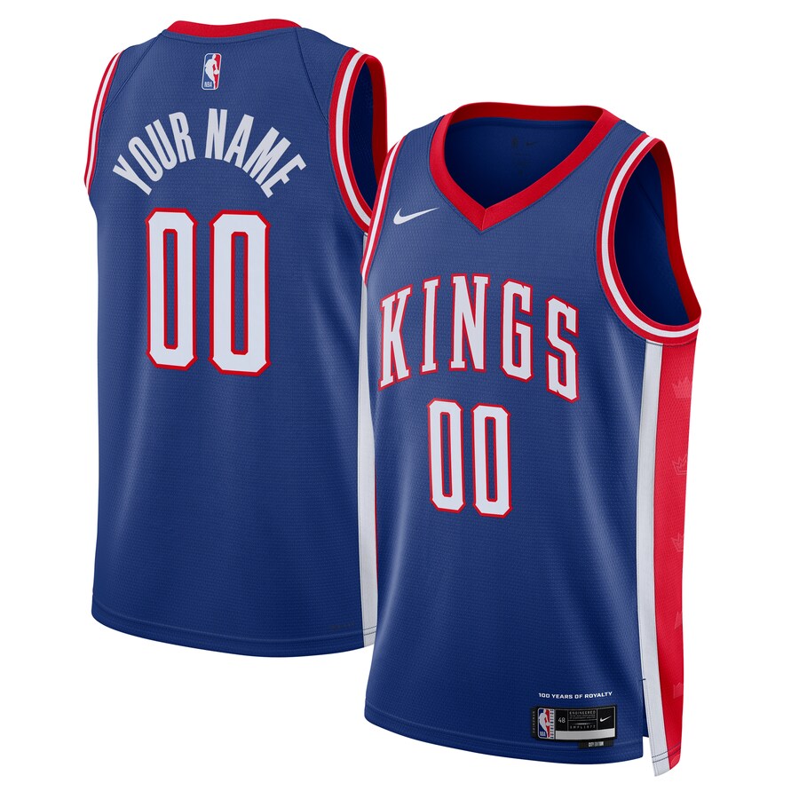 Unisex Sacramento Kings Nike Blue 2024/25 Custom Swingman Jersey - City Edition