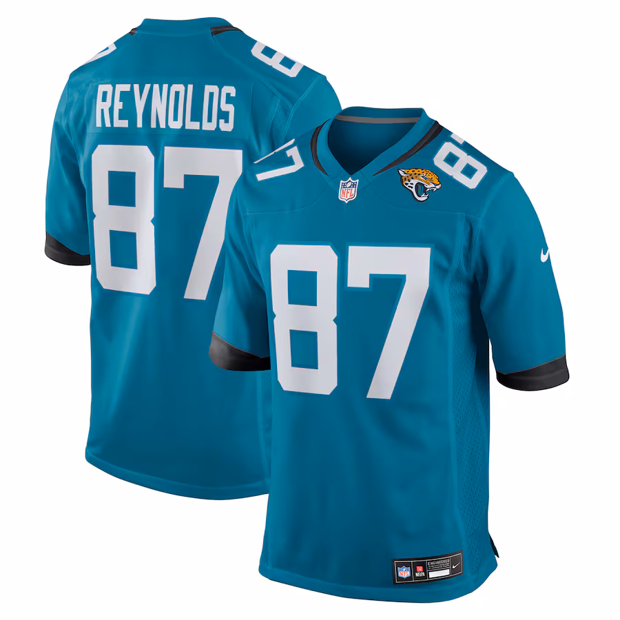 Men's Jacksonville Jaguars Josh Reynolds Nike Teal Team Game Jersey