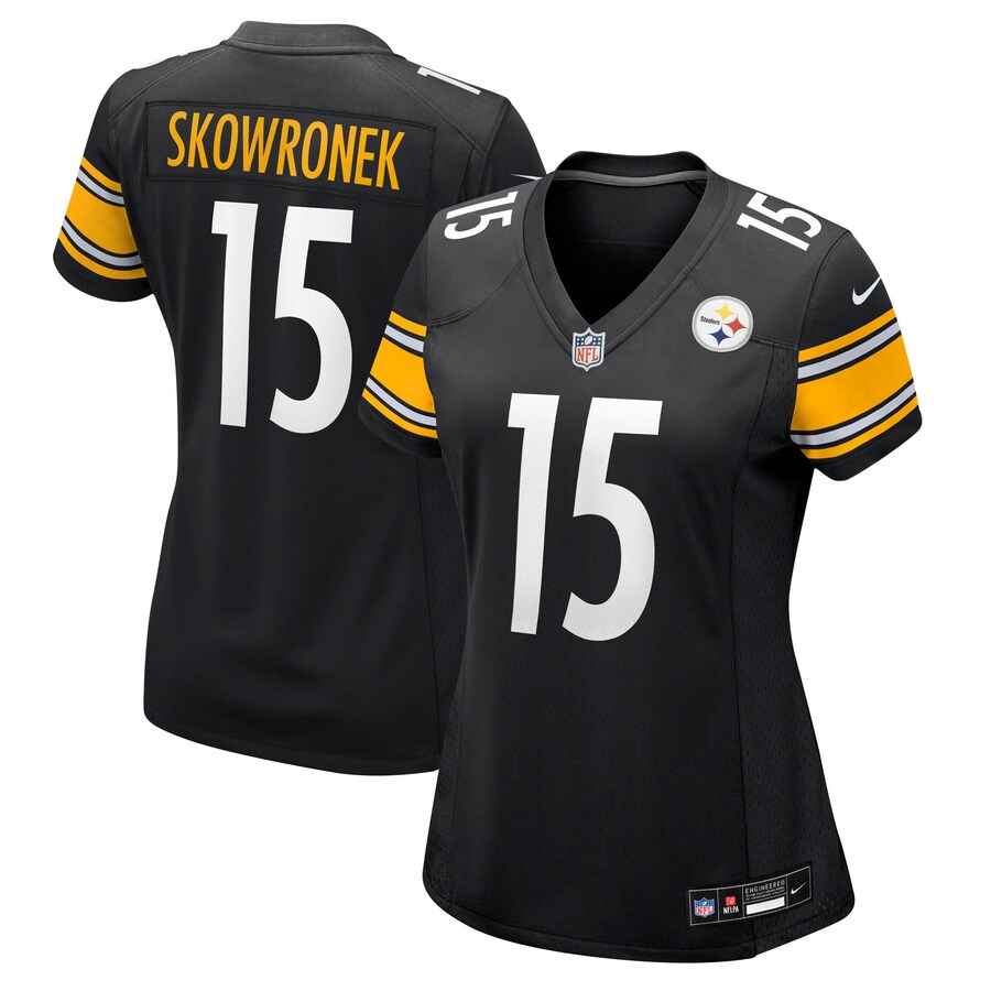 Women's Pittsburgh Steelers Ben Skowronek Nike Black Team Game Jersey