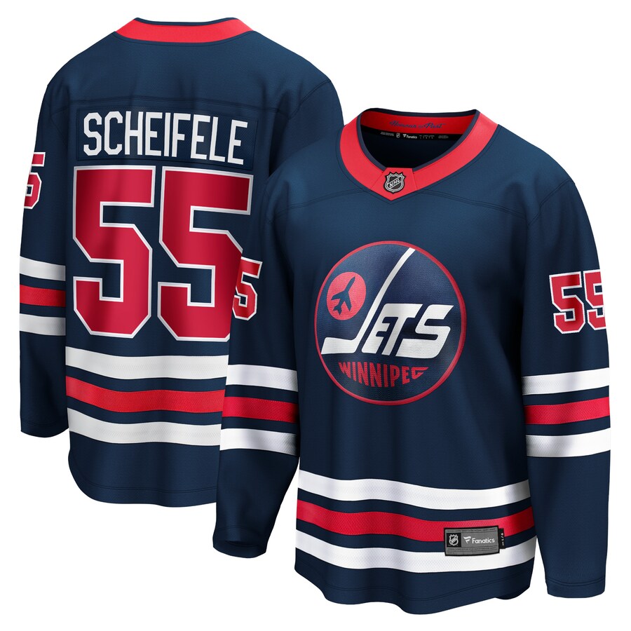 Men's Winnipeg Jets Mark Scheifele Fanatics Branded 2021/22 Alternate Premier Breakaway Player Jersey