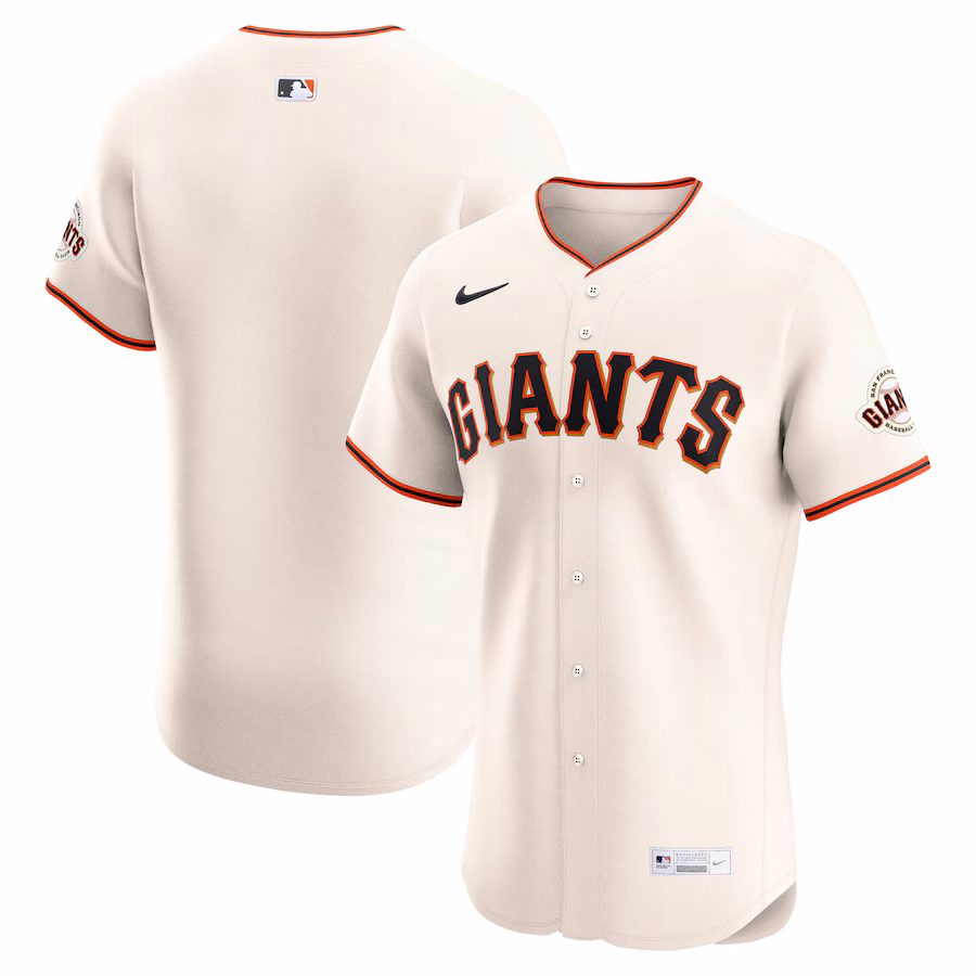 Men's San Francisco Giants Nike Cream Home Elite Jersey