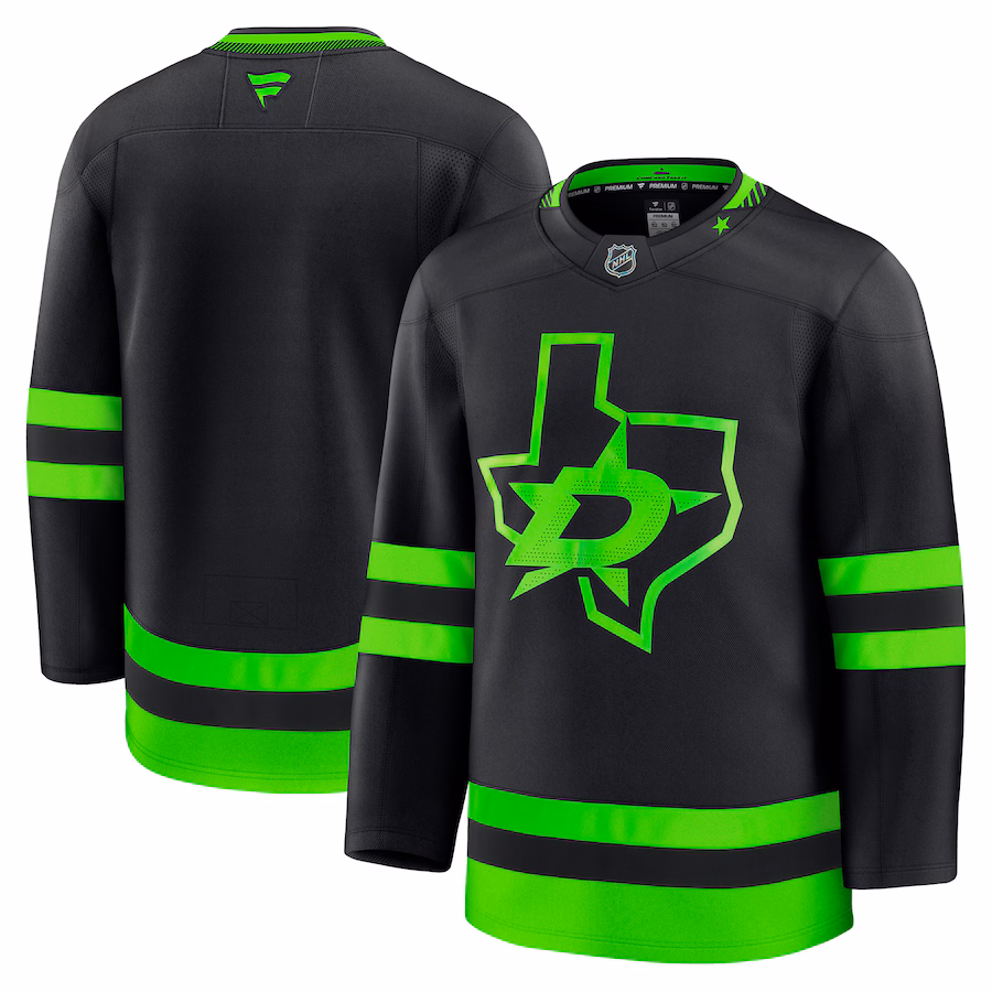 Men's Dallas Stars Fanatics Black Alternate Premium Jersey