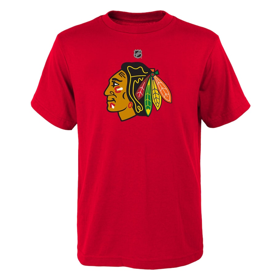 Youth Chicago Blackhawks Red Primary Logo T-Shirt