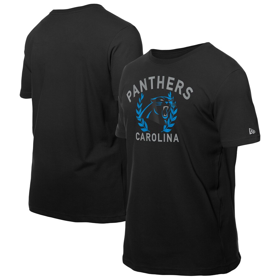 Men's Carolina Panthers New Era Black 2025 NFL Draft T-Shirt