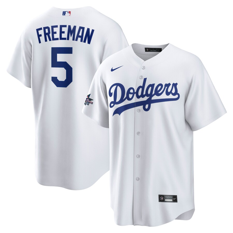 Men's Los Angeles Dodgers Freddie Freeman Nike White 2025 MLB All-Star Game Home Replica Player Jersey