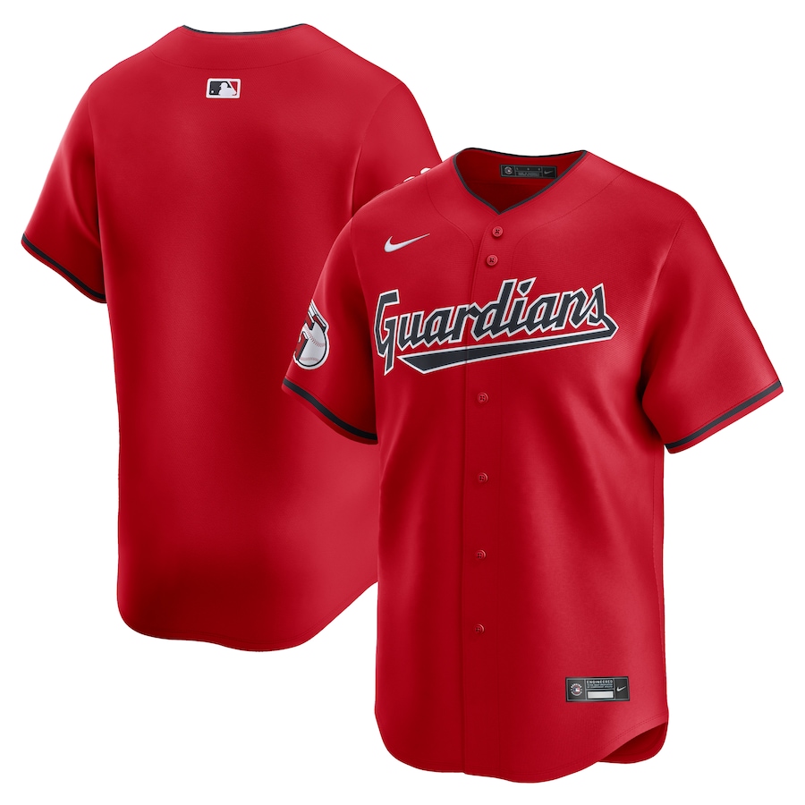 Men's Cleveland Guardians  Nike Red  Alternate Limited Jersey