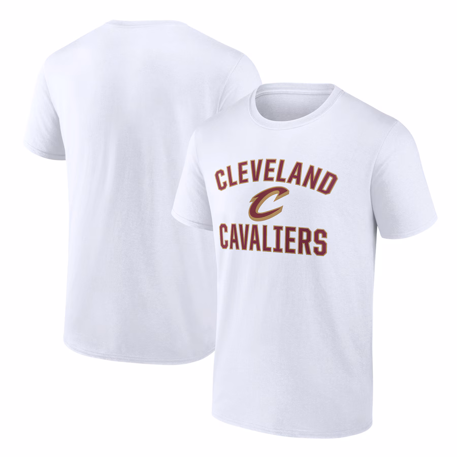 Men's Cleveland Cavaliers White Victory Arch Team T-Shirt