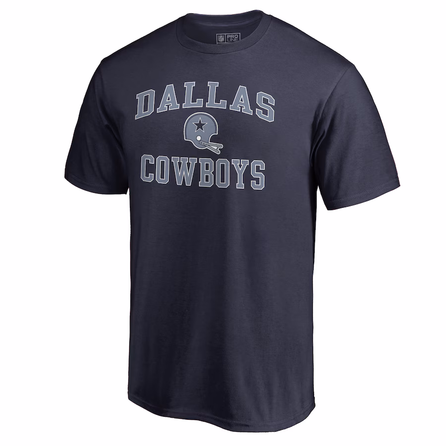 Men's Dallas Cowboys Navy Vintage Collection Victory Arch T-Shirt