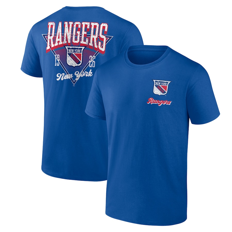Men's New York Rangers Blue Never Over T-Shirt