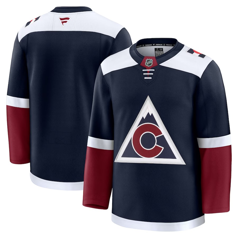 Men's Colorado Avalanche Fanatics Navy Alternate Premium Jersey