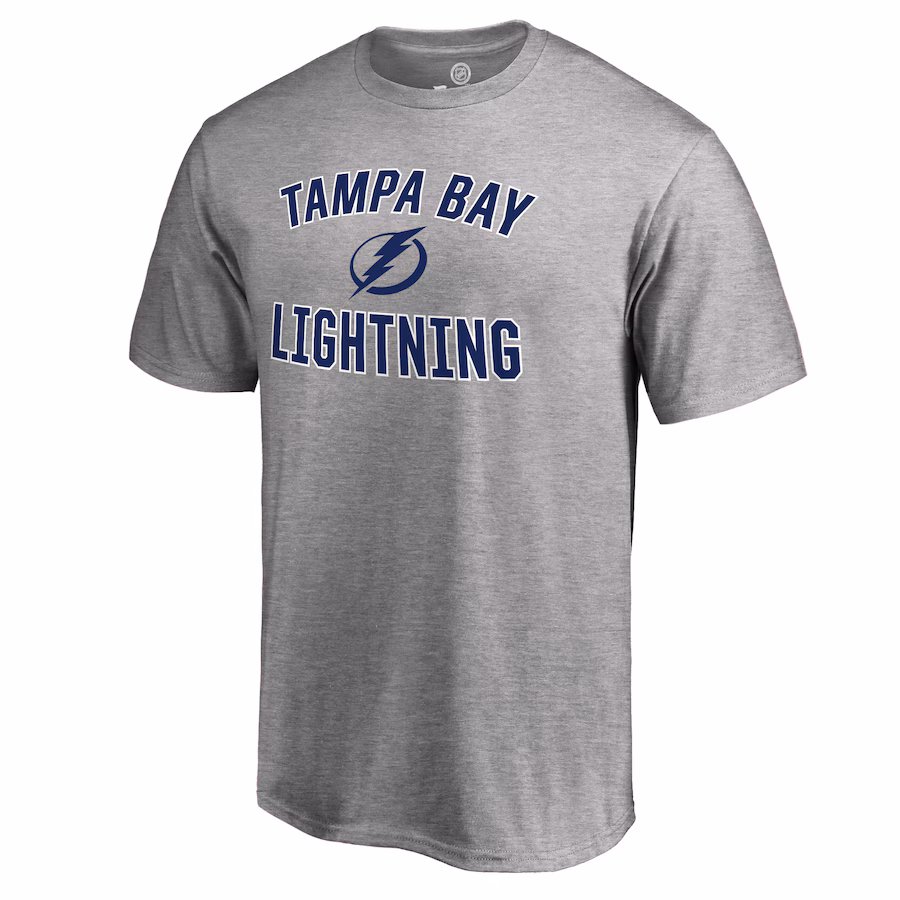 Men's Tampa Bay Lightning Ash Victory Arch T-Shirt