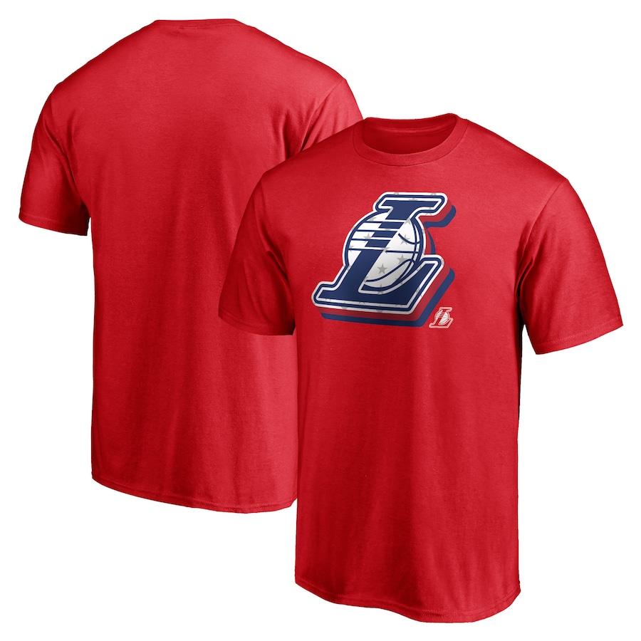 Men's Los Angeles Lakers Red Red White & Team T-Shirt
