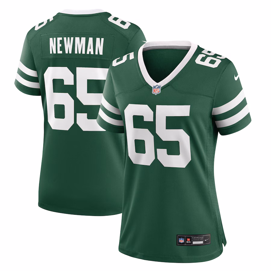 Women's New York Jets Xavier Newman Nike Legacy Green Game Jersey