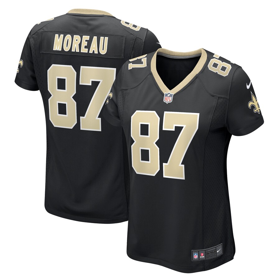 Women's New Orleans Saints Foster Moreau Nike  Black Team Game Jersey