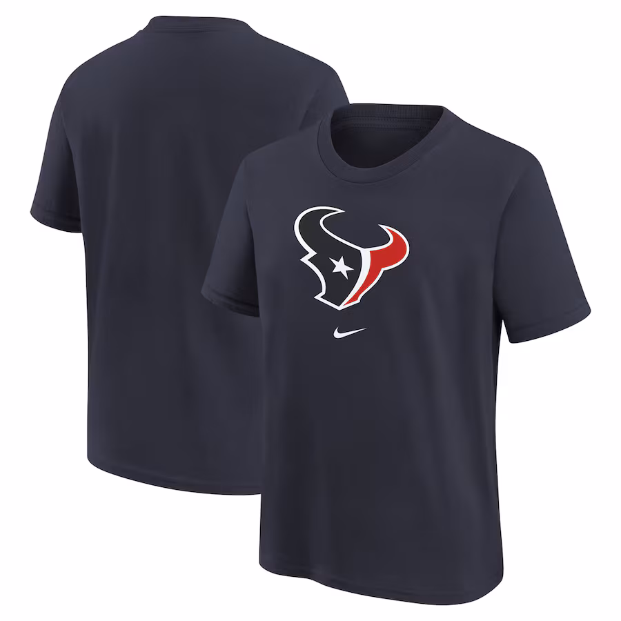 Youth Houston Texans Nike Navy Logo T-Shirt