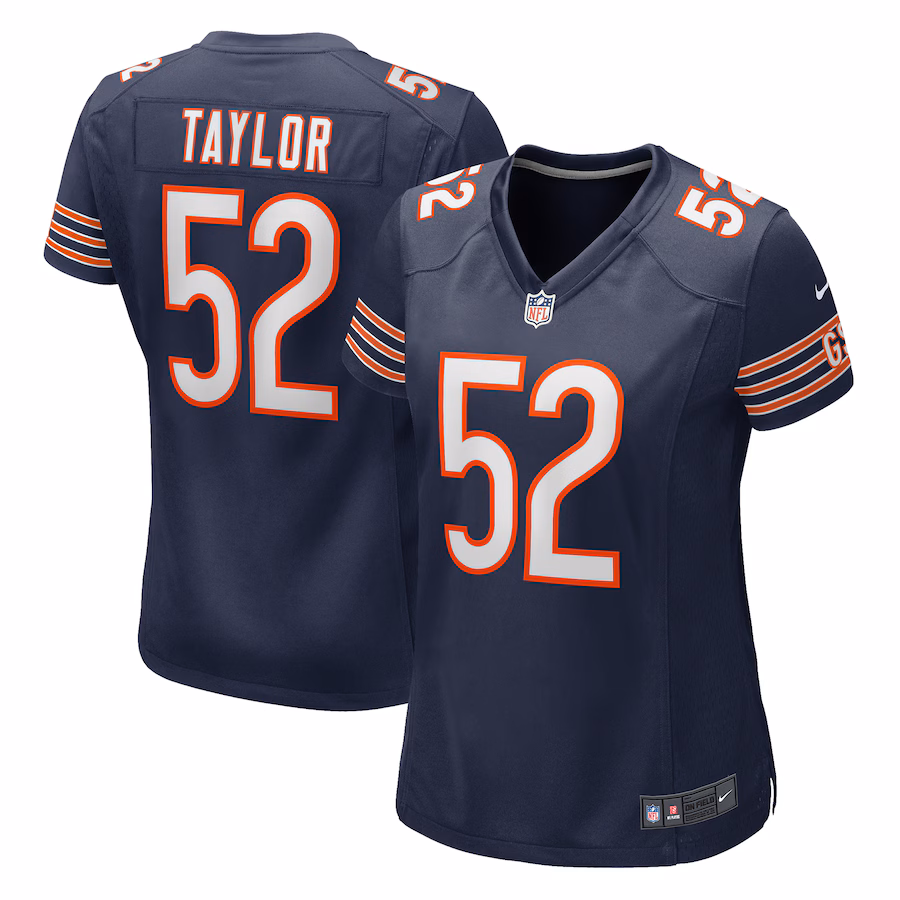 Women's Chicago Bears Darrell Taylor Nike Navy Game Jersey