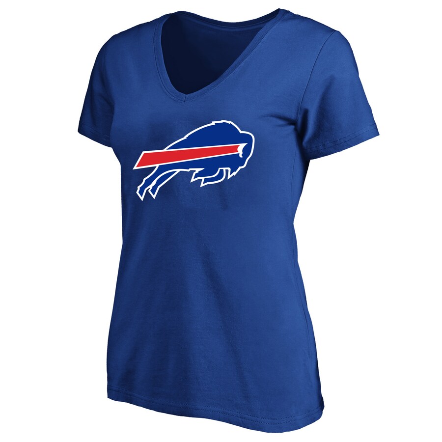 Women's Buffalo Bills Fanatics Royal Plus Size V-Neck T-Shirt