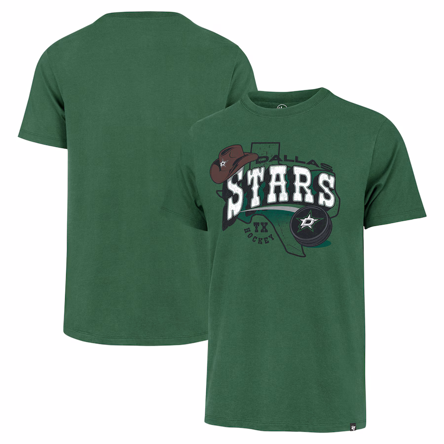 Men's Dallas Stars '47 Kelly Green Regional Localized Franklin T-Shirt