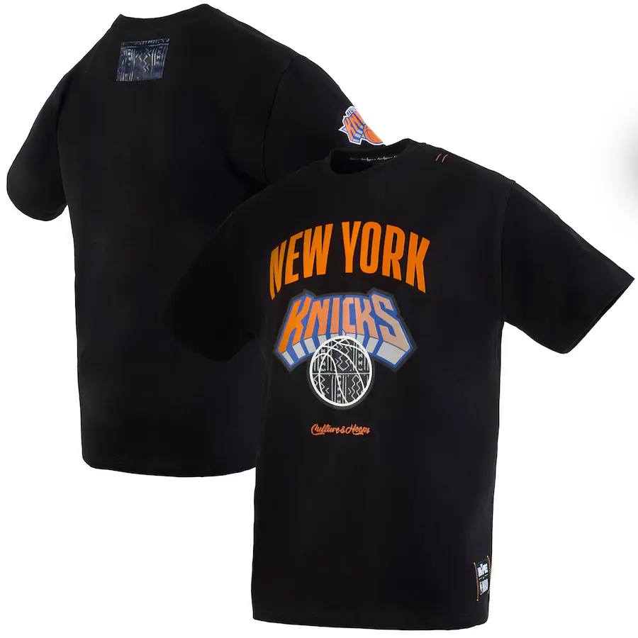 Men's New York Knicks NBA x Two Hype Black Culture & Hoops Collection Premium T-Shirt