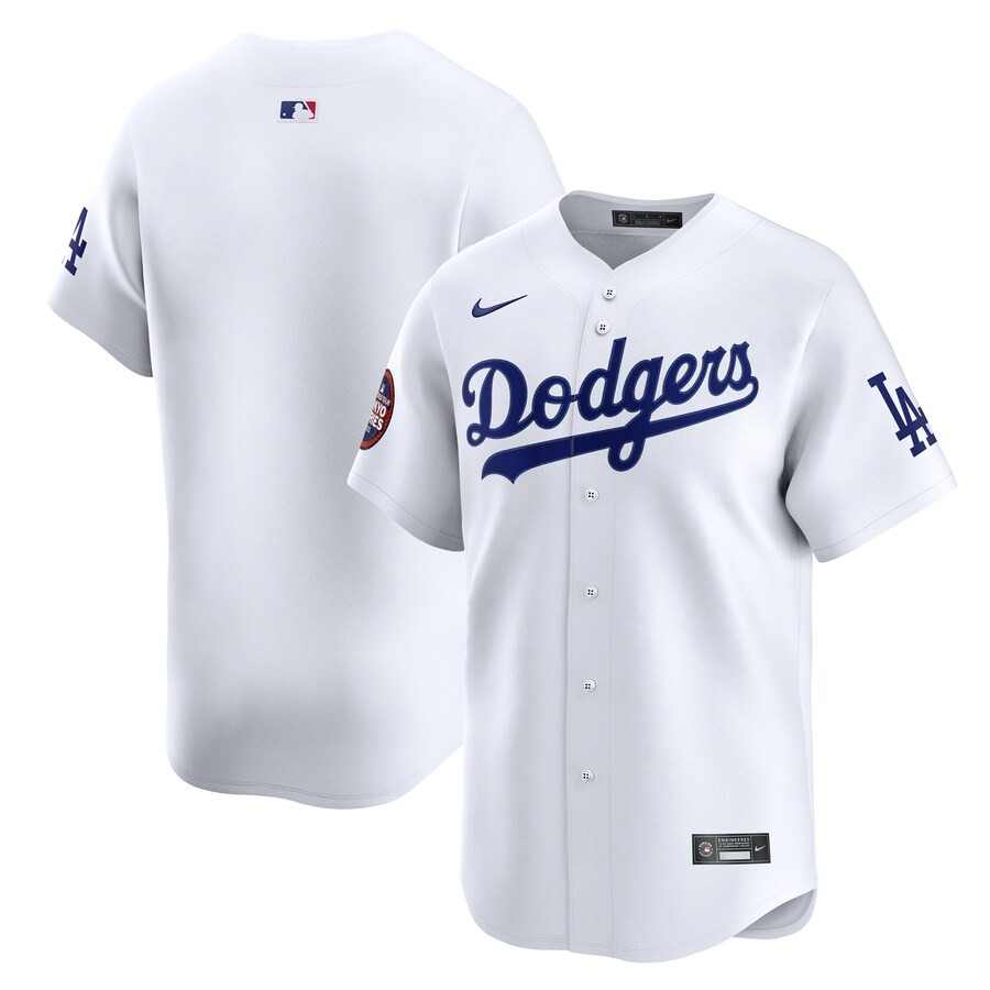 Men's Los Angeles Dodgers Nike White 2025 MLB World Tour: Tokyo Series Home Limited Jersey