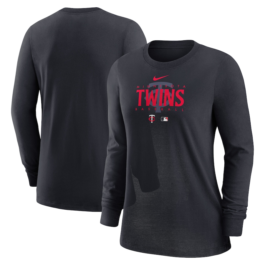 Women's Minnesota Twins Nike Authentic Collection Legend Performance Long Sleeve T-Shirt