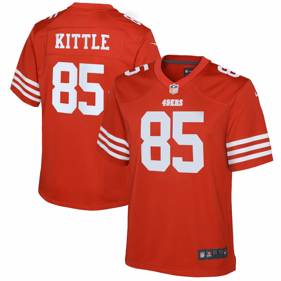 Youth San Francisco 49ers Nike Scarlet Game Jersey