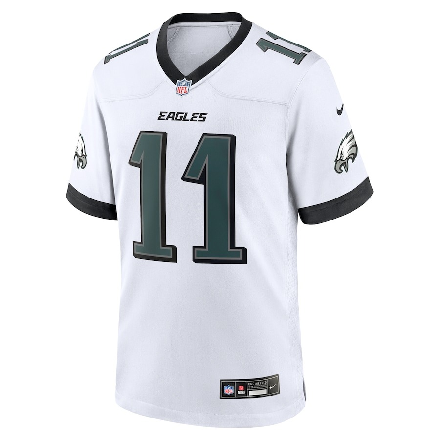 Men's Philadelphia Eagles A.J. Brown Nike White Game Jersey