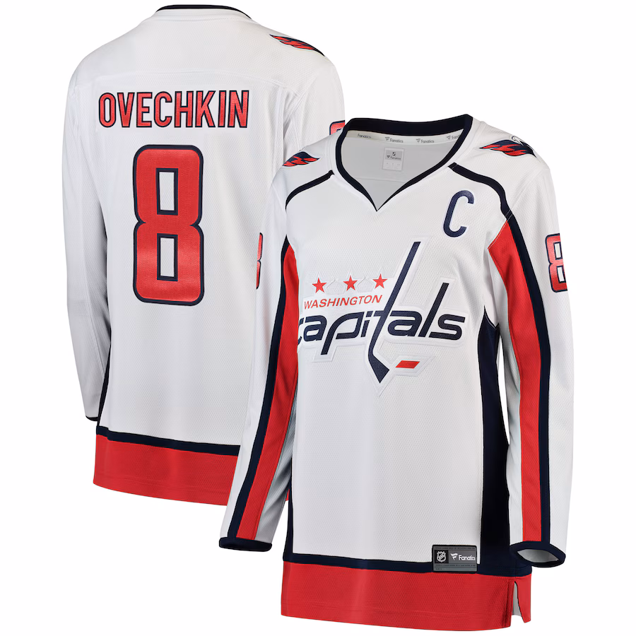 Women's Washington Capitals Alexander Ovechkin Fanatics White Breakaway Player Jersey