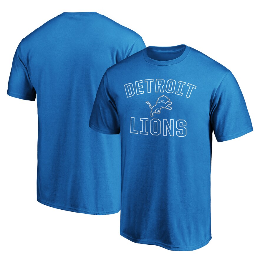 Men's Detroit Lions Fanatics Blue Victory Arch T-Shirt