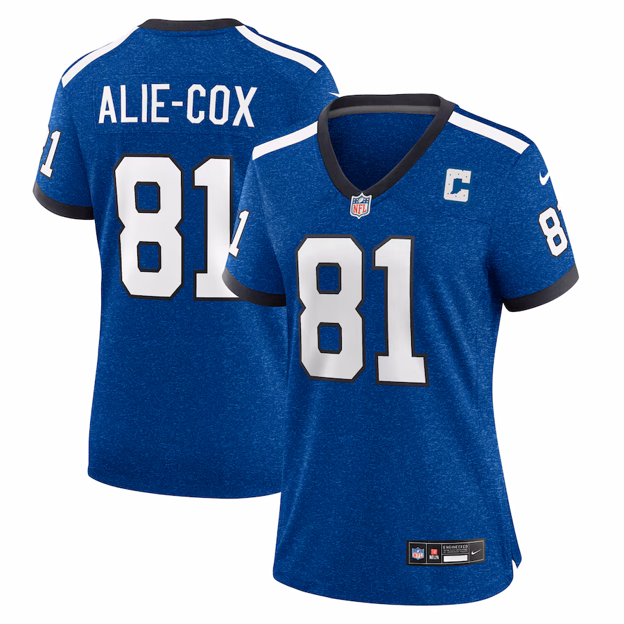 Women's Indianapolis Colts Mo Alie Cox Nike Royal Indiana Nights Alternate Game Jersey