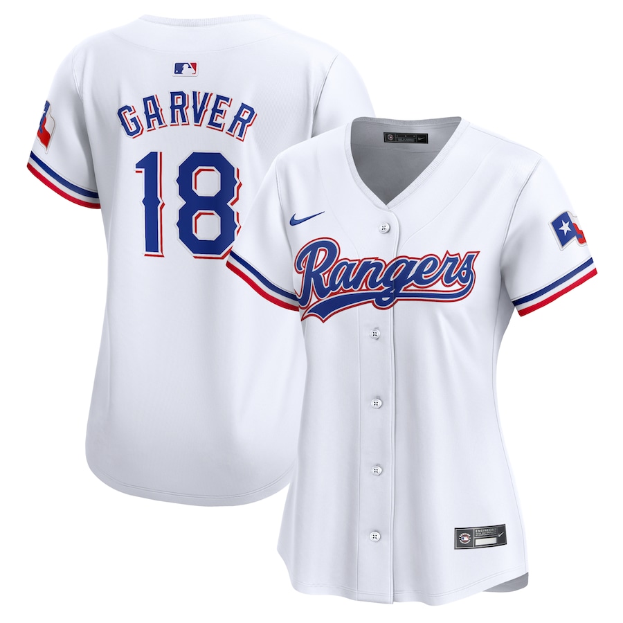 Women's Texas Rangers Mitch Garver Nike White Home Limited Player Jersey