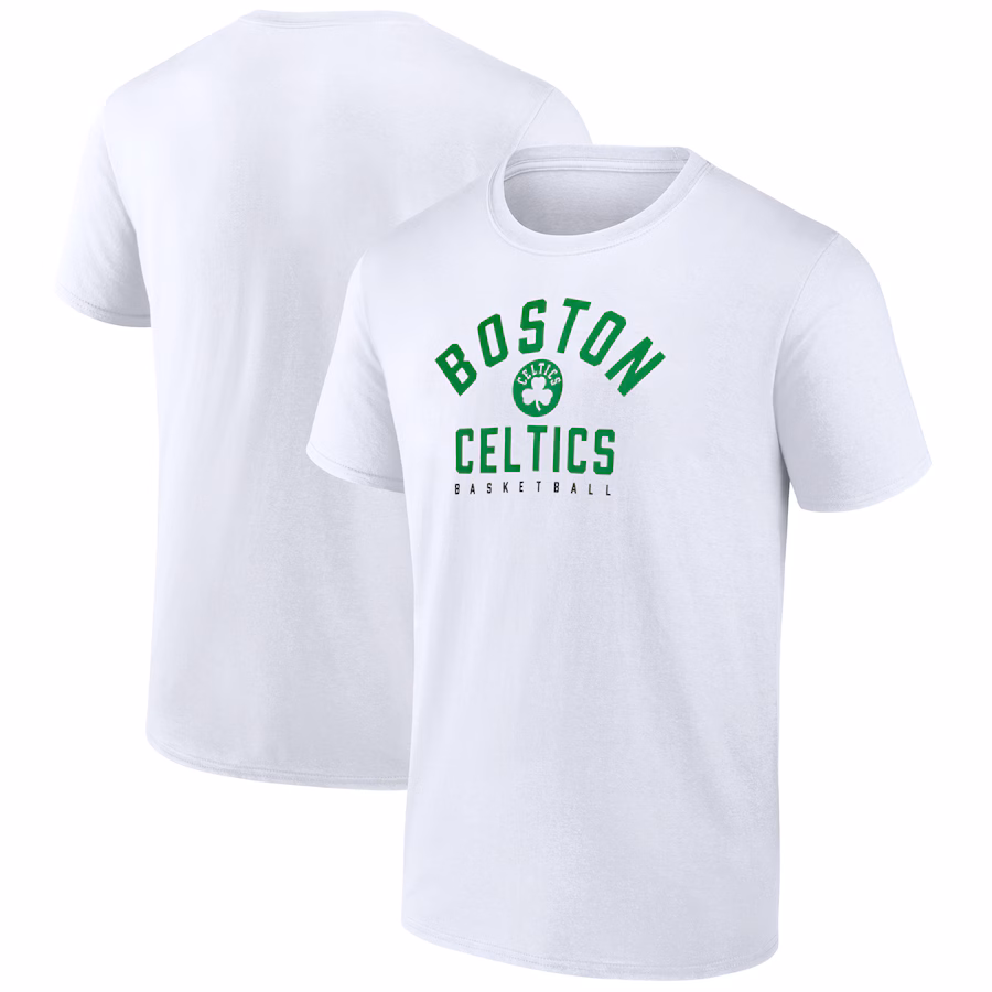 Men's Boston Celtics  Fanatics White T-Shirt