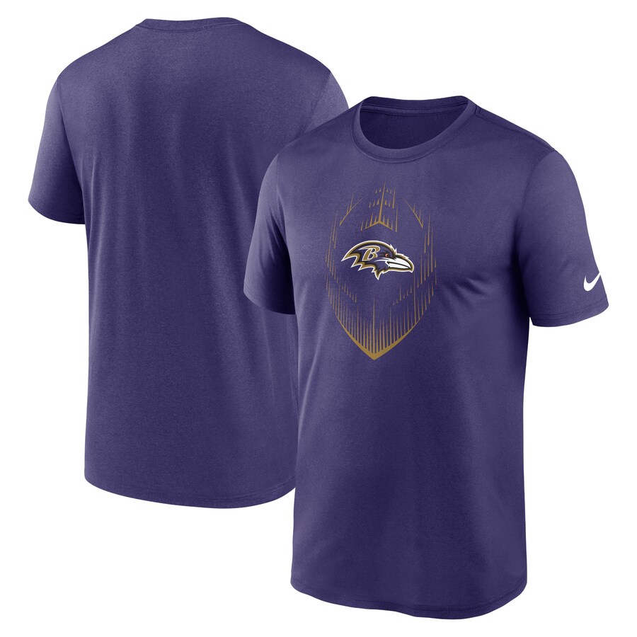 Men's Baltimore Ravens Nike Purple Primetime Legend Icon Performance T-Shirt