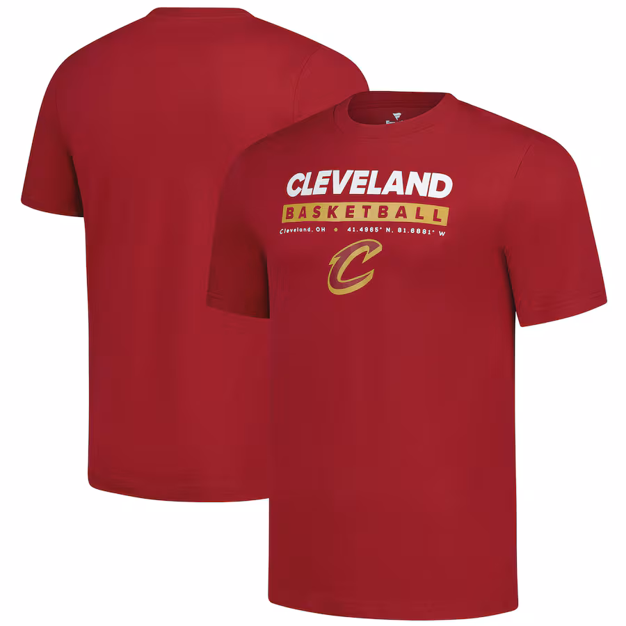 Men's Cleveland Cavaliers  Fanatics Wine Location Just Net T-Shirt