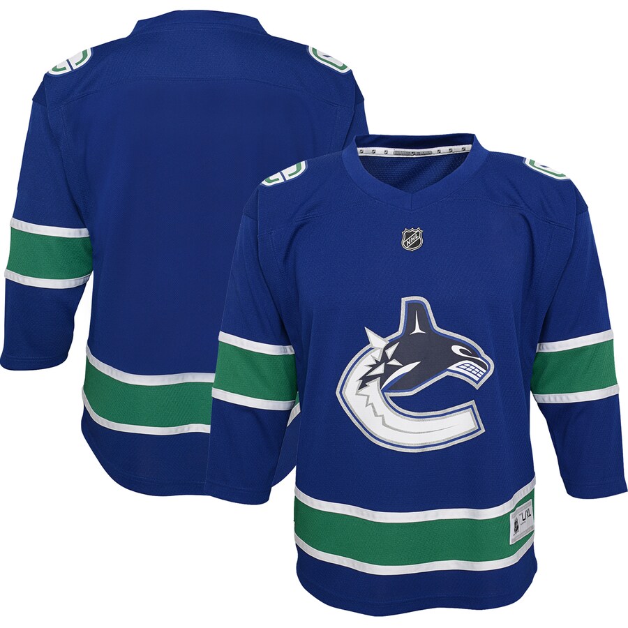 Youth Vancouver Canucks Blue Replica Jersey