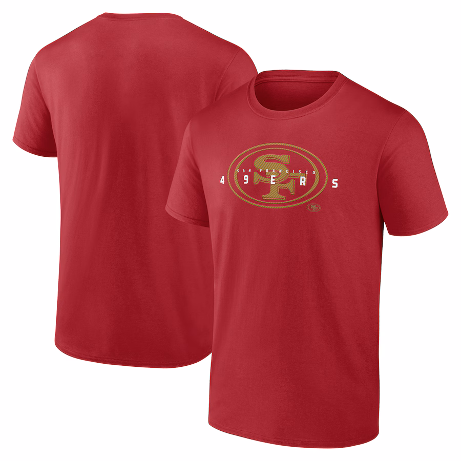 Men's San Francisco 49ers Fanatics Scarlet Big & Tall Coordinate T-Shirt
