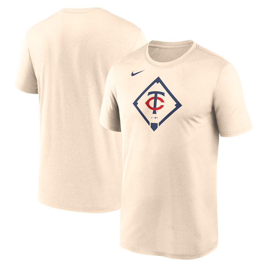 Men's Minnesota Twins Nike Cream Icon Legend Performance T-Shirt
