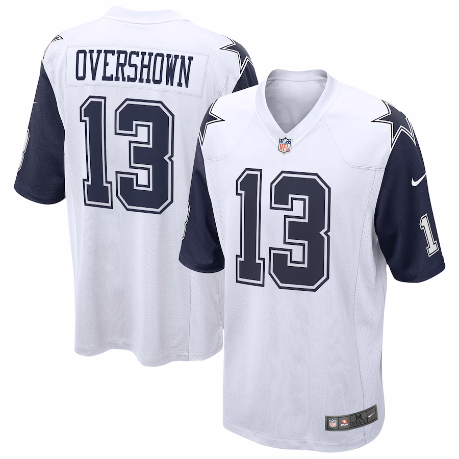 Men's Dallas Cowboys DeMarvion Overshown Nike White Alternate Game Team Jersey