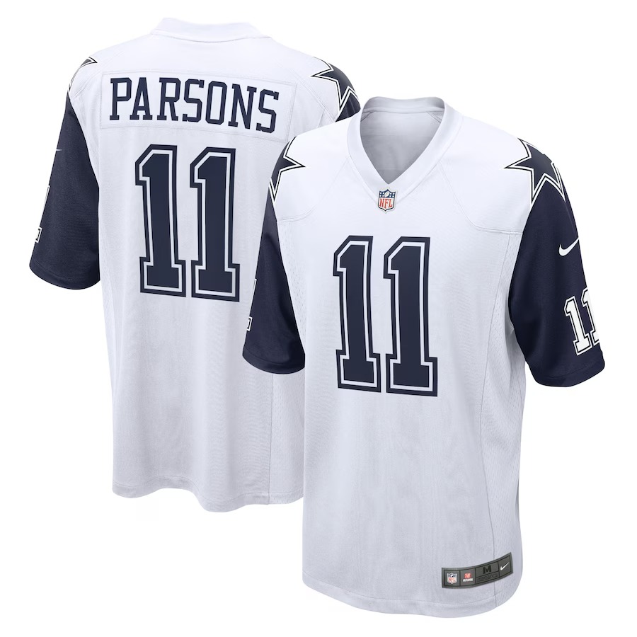 Men's Dallas Cowboys Micah Parsons Nike White Alternate Game Team Jersey