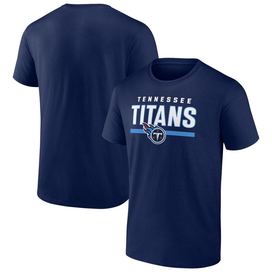Men's Tennessee Titans Navy Speed & Agility T-Shirt