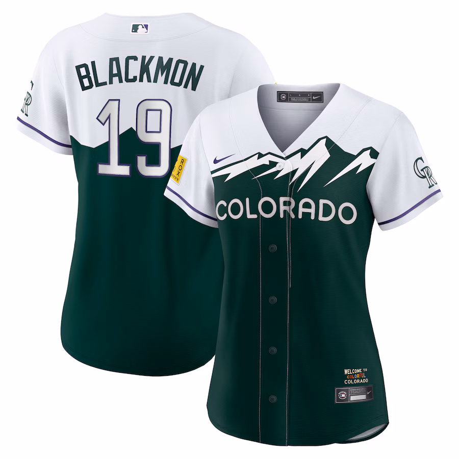 Women's Colorado Rockies Charlie Blackmon Nike White 2022 City Connect Replica Player Jersey